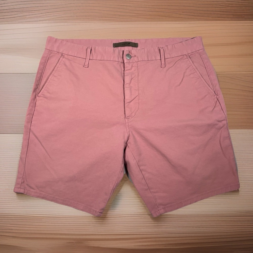 Joe's Jeans The Trouser Short Mens 36 Pink Stretch Chino 9" Inseam